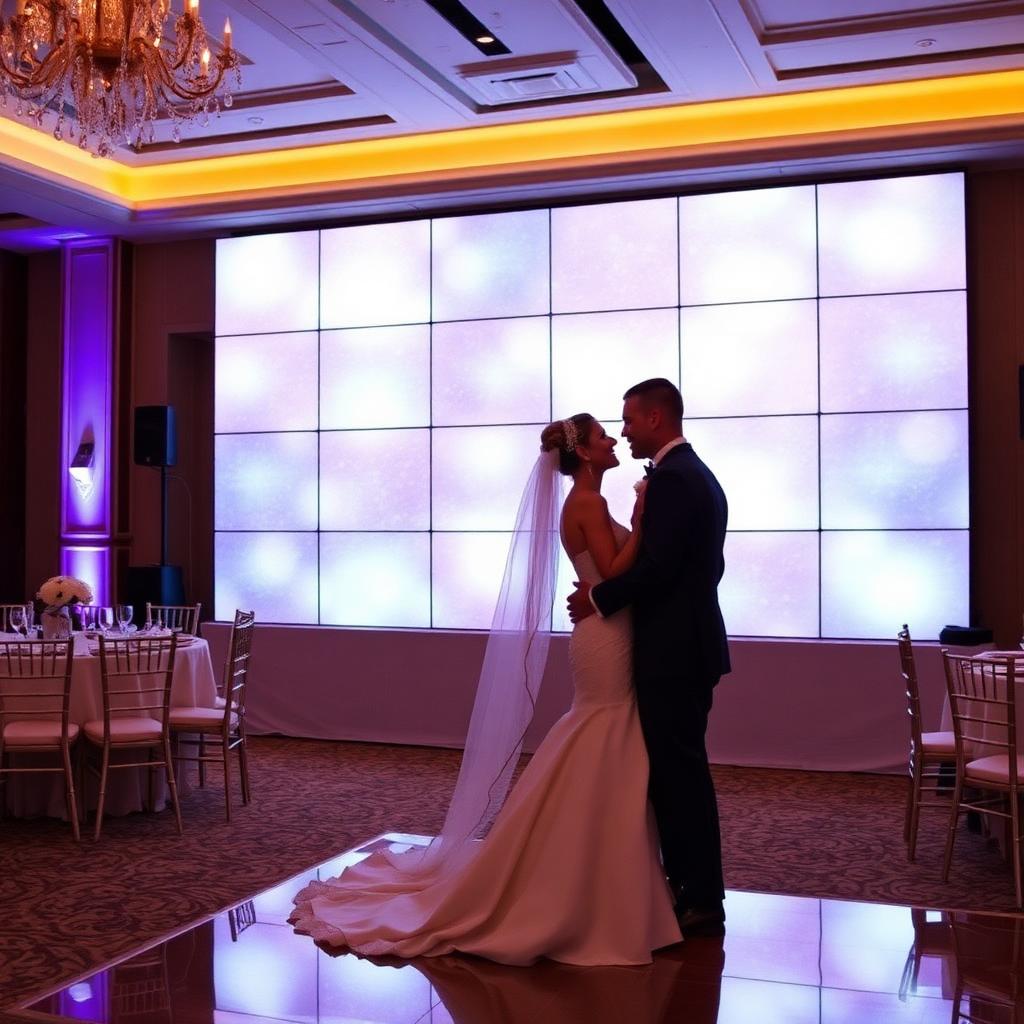 Painel de LED em Casamentos e eventos sociais